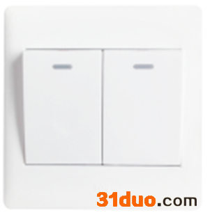 西顿照明 N3-K021  二位单控大跷板开关