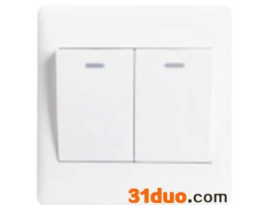 西顿照明 N3-K021  二位单控大跷板开关