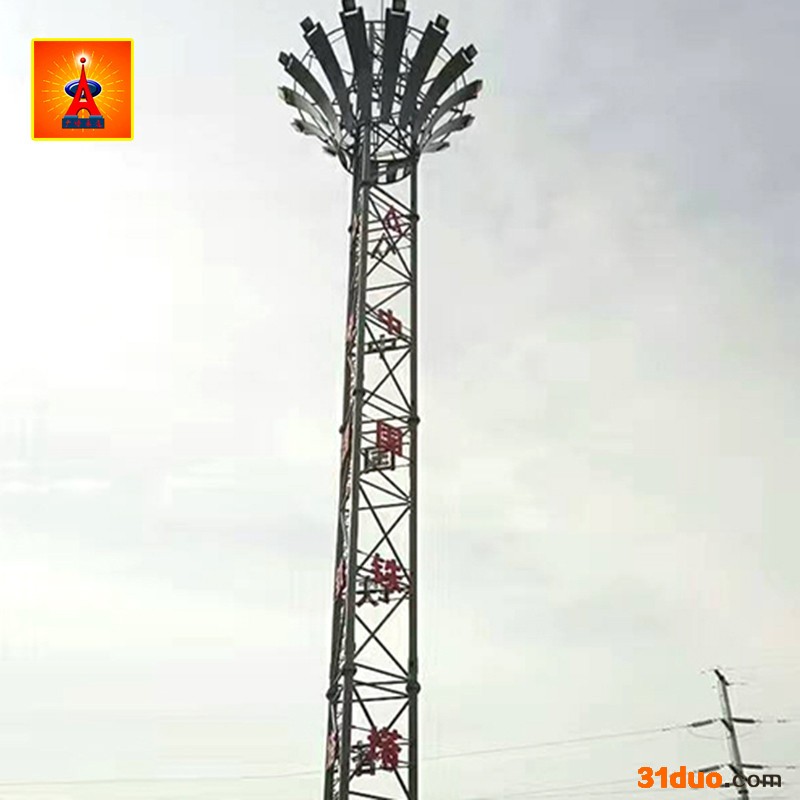 河北铁塔厂供应固定式照明灯塔 升降灯塔 固定式高杆灯 投光灯塔