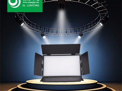 多功能厅会议室舞台照明平板柔光灯可调色温led三基色直销 led会议室柔光灯