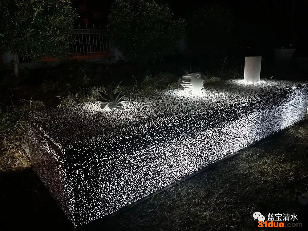 透光混凝土园林景观发挥装饰照明功能