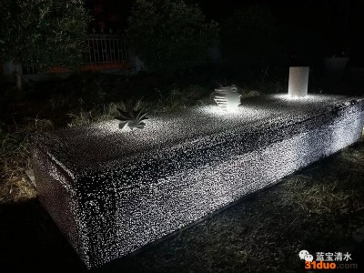 透光混凝土园林景观发挥装饰照明功能