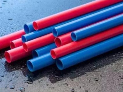 ZHSU中塑32mmPVC穿线管 PVC阻燃电工管 PVC红蓝线管