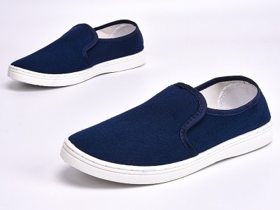 蓝色洁净工作鞋车间防静电工鞋软底劳保鞋防滑轻便透气鞋