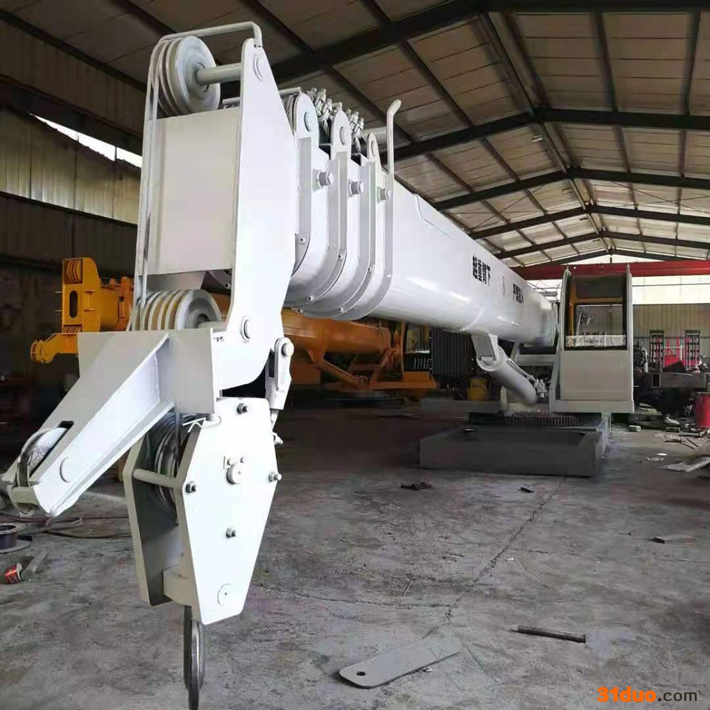 济宁船吊油电工作船吊船上用吊车 定做船吊 吊机 码头用