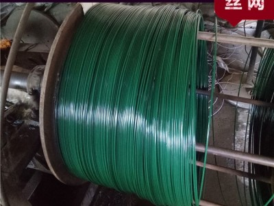 厂家现货涂塑铁丝 桥梁水利水电工程防锈环氧扎丝绑丝 包塑扎丝