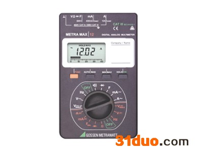 德国GMC-I高美测仪高精度万用表 数字多用表 电工万用表 METRAmax12