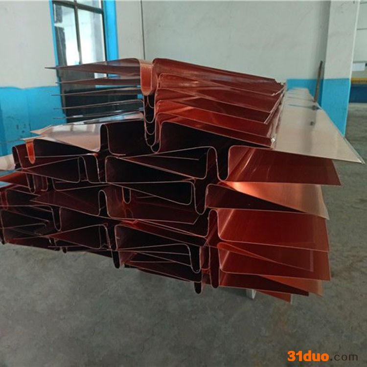 T2紫铜 水利水电工程用 U V W型止水铜片 昌荣