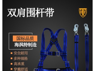 沁锋标准型双肩围杆带 电工安全带 涤纶 区域限制安全带 海沨特**QWYCP18033 型号齐全 可定制