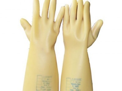 DELTA/代尔塔207001橡胶绝缘手套 工作劳保 电力电工行业 工业级高强度