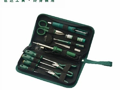 世达五金工具 19件电子维修组套03720日常家用维修工具箱电工螺丝刀