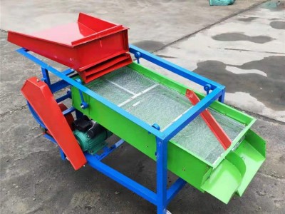 吸风式大米小米清选机 花生米大小分级振动筛 家用电芝麻除尘筛选机