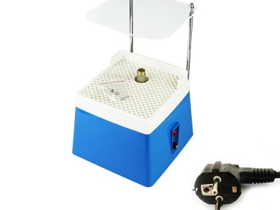 曼德MD902-EU金刚石工具 火石仔欧标插头220V电工并线器带挡板蓝色电动磨台工具自动上水研磨玻璃磨边机