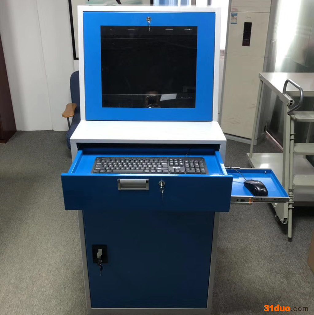 鸿晟达电工业电脑柜  PC电脑柜 车间立式移动电脑柜 工控数控车间电脑柜