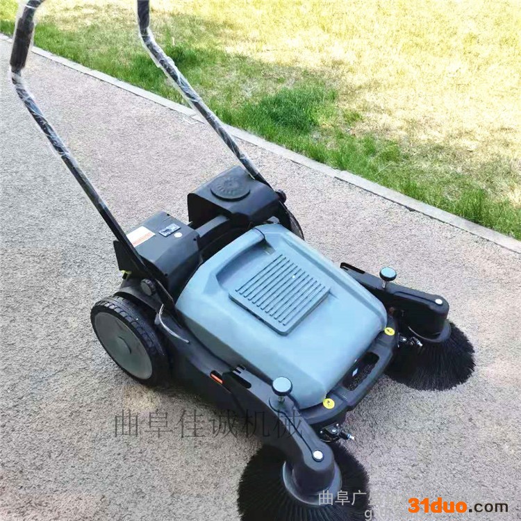 无动力扫地机  不用油不用电工厂车间用清扫车 物业双刷扫地机