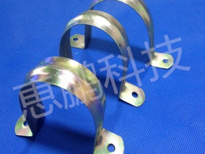 镀彩锌骑马卡，KBG管卡，管卡，管夹 ，电工线卡【恵鹏管业】