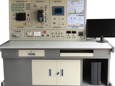 PYJY新款--300型PLC电气控制台 维修电工实训技能考核装置教学器材电工技能实训考核装置实验台设备电工实训教学仪器