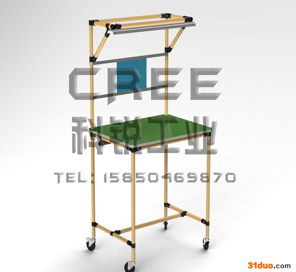 精益管防静电工作台 防静电工作桌 精益管（线棒）作业台