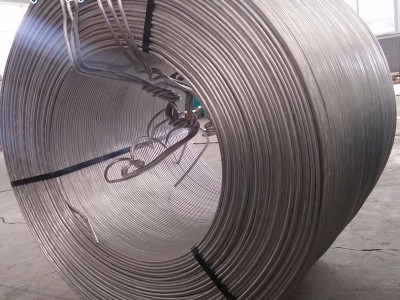 供应9.5/12mm铝杆 脱氧铝杆 永昌铝业 电工圆铝杆 炼钢专用铝杆