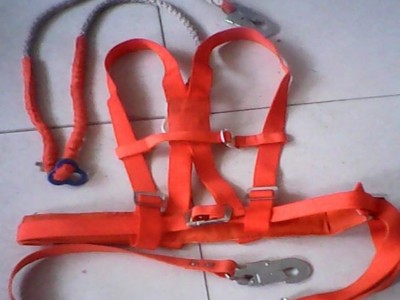 电工双背双保险安全带 锦纶加厚电工防护安全带 高空作业安全绳