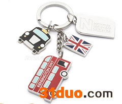 珐琅钥匙扣，日本动漫挂件，镀金吊牌