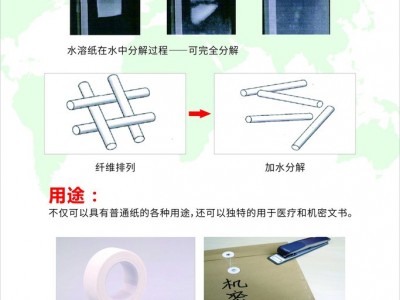日本进口特种纸水溶纸