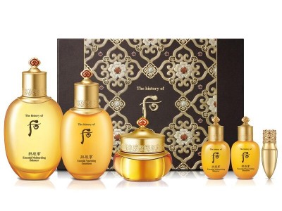 韩国进口 Whoo后 拱辰享阴阳平衡水乳霜6件套(滋润提亮) 实体批发 一件代发 护肤品批发 Whoo后批发