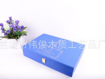 定制美容护肤品包装盒 植物精油包装盒 抗皱精华套盒仿皮盒