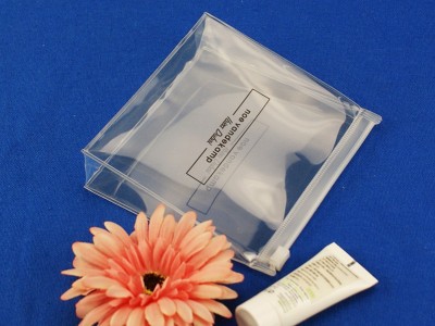 新款加厚透明EVA无齿拉链袋子 防水防尘护肤品包装袋定制
