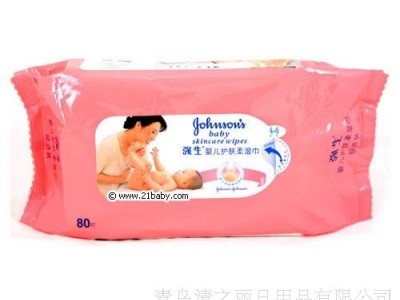 供应强生-强生婴儿倍柔护肤柔湿巾经济装