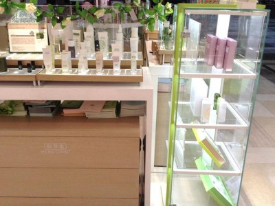 ** 佰草集护肤品展示柜 化妆品玻璃展示柜 **烤漆展示柜