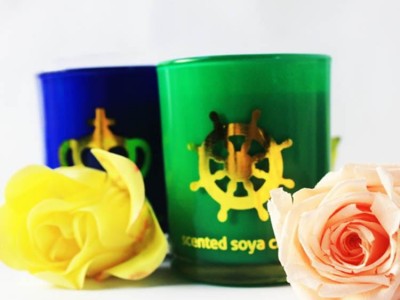 ,出口欧美 高端清新淡雅 身体护肤滋养 玻璃杯低温按摩精油蜡烛