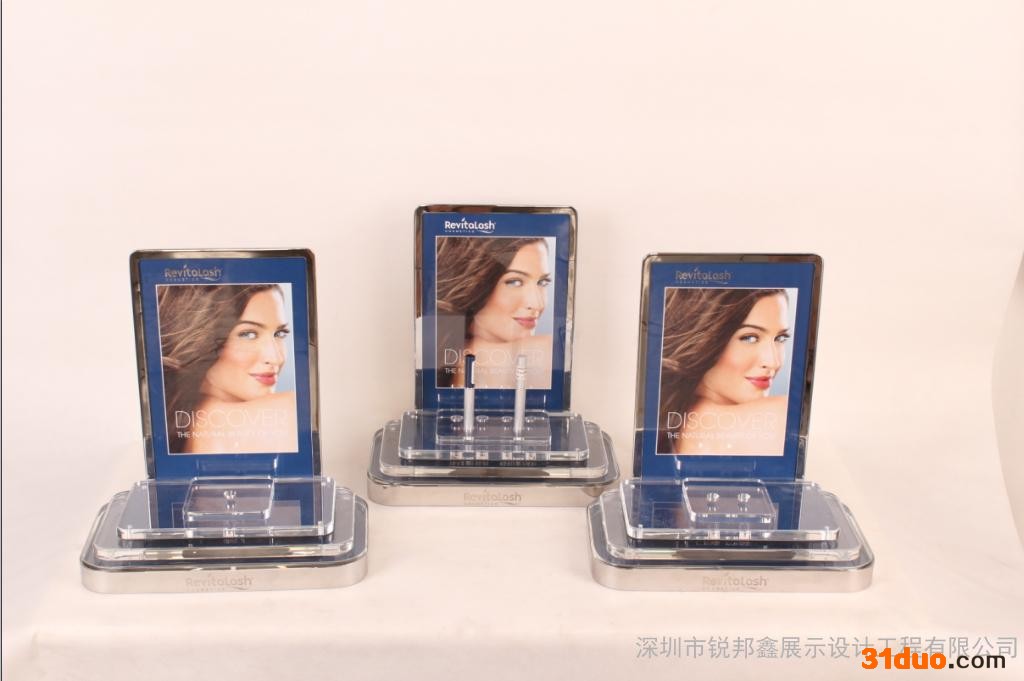 化妆品展架 护肤品架 亚克力展架 促销展架 透明亚克力展示架 工厂定制有机玻璃