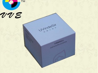 生产专业订制防晒护肤品包装盒 化妆品外装盒 香皂纸盒