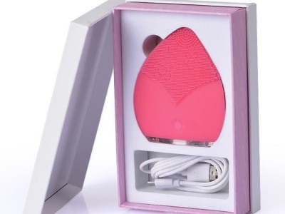 硅胶防水洁面仪 充电震动护肤除垢洗脸器 供货 美容洁面仪器