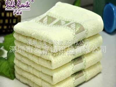 70*140纯棉枫叶素色浴巾/柔软护肤浴巾