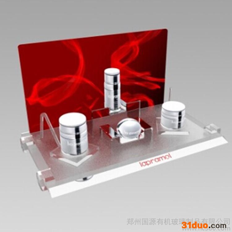 定制\n            定制化妆品展示架里海之谜护肤品