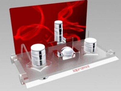 定制\n            定制化妆品展示架里海之谜护肤品