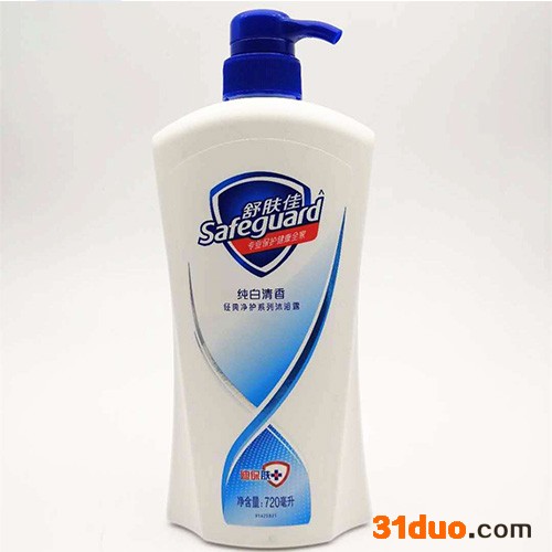 safeguard/舒肤佳 纯白清香型舒肤佳沐浴露水润保湿天然护肤