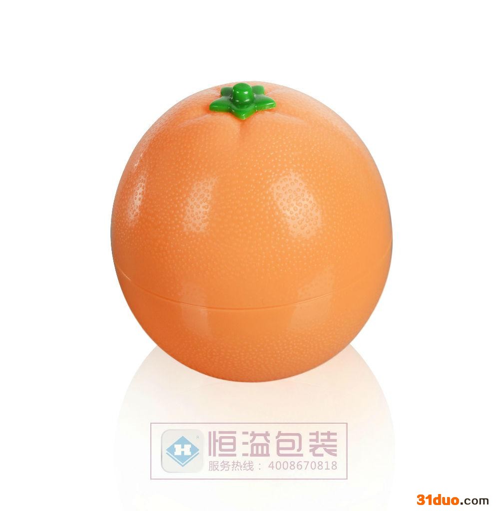 厂家供应30g西柚化妆品瓶 护手护肤霜瓶 面霜瓶 水果瓶