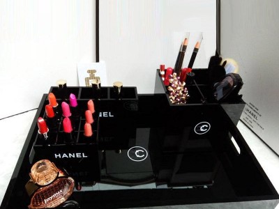 化妆品收纳盒大码韩国香水口红彩妆置物架护肤品收纳化妆盒首饰盒