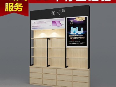 韩式**化妆品展柜 化妆弃售专柜 护肤品化妆品小展柜制作