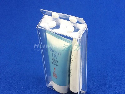 透明EVA纽扣包塑料四合扣袋子高频电压礼品袋护肤品小样包装礼品