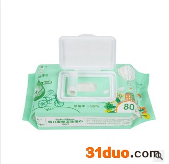 特价卫生巾/婴儿爽肤湿巾/宝宝护肤纸巾/湿纸巾婴儿80片/**