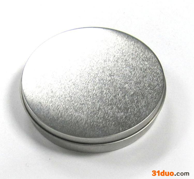 外贸精工爽身费清洁粉包装盒鱼子盒化妆品护肤品铁盒金属环保圆盒