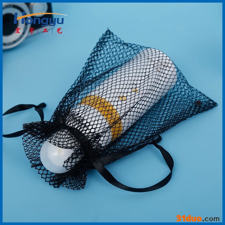 定制多色多款便携餐具保护袋 护肤品试用装 网纱袋 束口抽绳