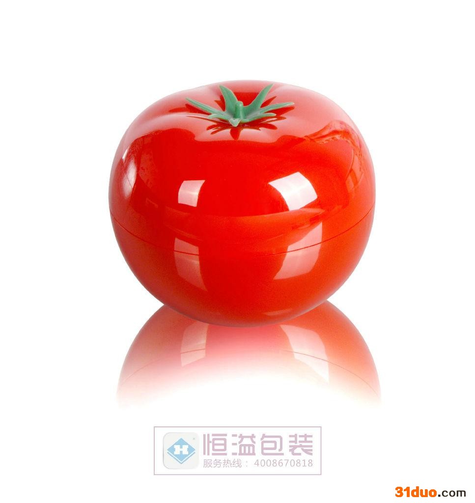 厂家供应 90g番茄型化妆品包装容器 化妆品瓶 水果瓶 护肤面霜瓶