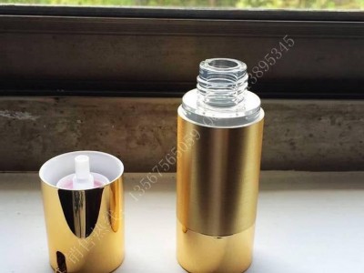 直销15ML真空瓶 化妆品分装拉丝金眼霜乳液护肤品空瓶