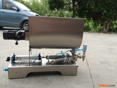 河南新安焦作 膏体药膏护肤霜洗面奶双头卧式灌装机火锅底料芝麻酱灌装机