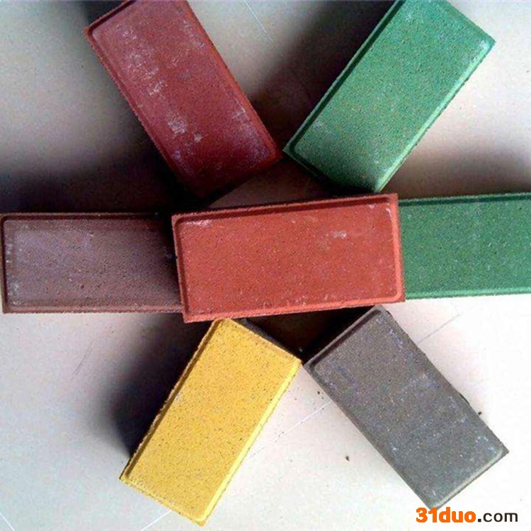 环保彩砖价格  路面砖制造商 景观混凝土彩砖 欢迎电联